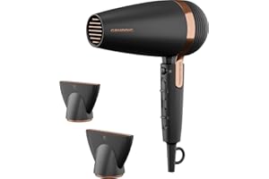 Grundig Ionic NaturaShine AC Hairdryer HD8080 | Lightweight and Ergonomic Black/Copper Design |Powerful 2300W | 2 Speed Settings