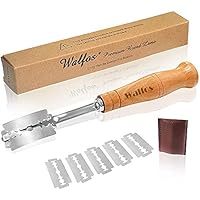 Walfos Bread Lame Premium Bread Scoring Knife, Handcrafted Bakers Lame Built for Bread Bakers, Perfect for Scoring Sourdough 