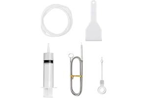 NITAIUN 5Piezas Cepillo Frigorífico, Cepillo de Limpieza para Frigorífico, Cepillo Flexible, Kit de Herramientas de Limpieza de Agujeros de Drenaje de Nevera, Reutilizable para, para la Cocina En casa