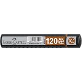 Faber-Castell Grip Min Kalem Ucu, 120&rsquo;li, 0.5 mm, Siyah, 2B Derece, 60 mm Uzunluk, Yoğun Yazım İ&ccedil;in Dayanıklı U&ccedil;lar