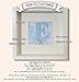 Personalised New Baby's Initial Box Frame Blue