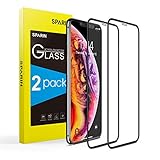 1. Hecho con 0,26 mm de espesor de alta calidad primera de vidrio templado protector y el borde de Fibra de Carbono para iPhone XS/X.