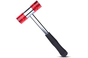 FREEMANS SFH30 Soft Face Acetate Mallet Hammer-30mm With Non-Slip Rubber Grip Handle For Bending and Shaping Metals Tiles Fitting Metal Forming Industrial & Home Professional Use