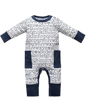 Baby Strampler Schlafanzug 0-24 Monate ABC