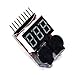 Produktbild 2 1s-8s RC Lipo Akku Tester Low Voltage Alarm Summer Indikator Checker mit LED, Li-Ion/-Lithiumionen-Zellen/li-fe/LiPo Akku Tester Low Voltage Buzzer Alarm, Fernbedienung Hubschrauber Drone Auto Akku