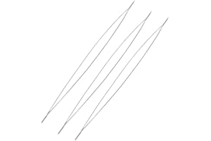 HOMRY DISPRA Aghi Per Perle, 1 Aghi A Mano Domestici, Aghi Per Perline Torcenti, Aghi Per Perline Extra Forti, Aghi Per Perline A Mano Per Vetro Manuali, Fabricatio