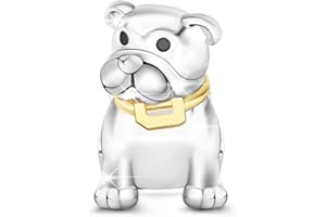 GNOCE Animals Charms 925 Sterling Silver Bead Charm fit All Bracelets Necklaces Gifts for Pet Lovers