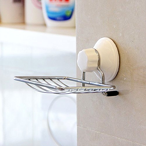 logei® Saugnapf-Seifenhalter Seifenablage Seifenschale Seifenhalterung soap holder Saugkraft wasserdichte, Befestigen ohne Bohren - 6