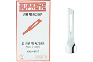 LEXUS Cuchillas para gubia Supreme desechable estéril 12 piezas Número 10