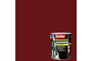 Syntilor - Peinture Bois Ultra Protect Rouge Basque Satiné RAL 3004 2,5L