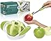 Produktbild Apfelschneider aus rostfreiem Edelstahl mit Entkerner von KHP Professional, Obstschneider, Birnenschneider, Apfelausstecher, Birnenteiler, Aptelteiler, Apfelentkerner, Äpfel und Birnen entkernen oder schneiden