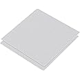 sourcing map 6061 Aluminum Sheet, 300mm x 300mm Rectangle Aluminum Plate 0.5mm Thick Flat Metal Stock with Protective Film, 2Pcs