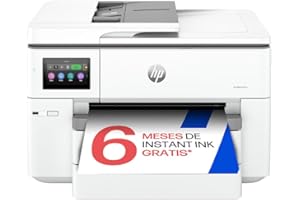 HP OfficeJet Pro 9730e - Impresora multifunción Profesional de Tinta, Imprime y escanea hasta Formato A3, Doble Bandeja y Doble Cara automática, Wi-Fi, 6 Meses de impresión Instant Ink