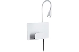 Paulmann 71100 Applique LED Halina USB C 2700K 200lm 230V 2,4W bianco opaco lampada da lettura da parete