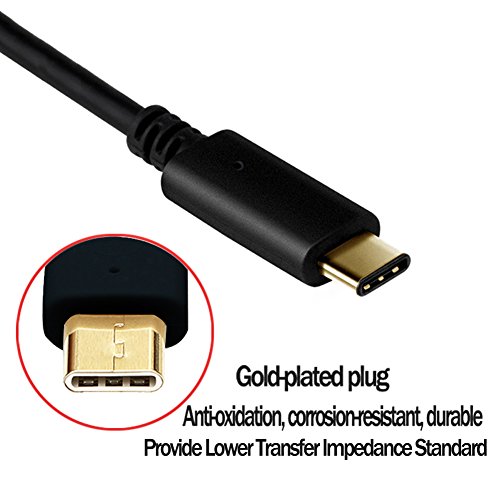 USB Type C, VANDESAIL USB-C zu USB 3.1 B-Stecker Kabel mit Hochwertiges Goldstecker für New Macbook 12 inch, Oneplus 2, Nokia N1 Tablet, ChromeBook Pixel und Weitere (Type-C to USB 3.1, B) - 2