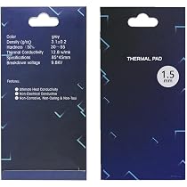 Pads Thermiques Silicone 12,8 W/mK - 120x20x3 Mm - Pour Refroidissement GPU, CPU, LED - Haute Température - 13