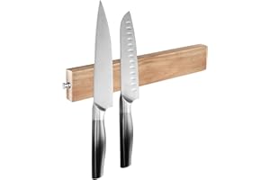 Hecef Soporte Magnético de Madera de Acacia, 12 Pulgadas, para Piezas Metálicas