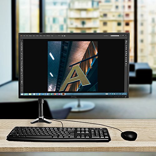 Duronic DM551X2 Monitor-Tischhalterung für einen LCD/LED Computer Bildschirm / Fernsehgerät mit Neig, Schwenk und Rotierfunktion - 5