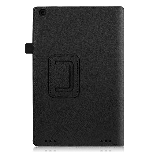 Fintie Odys Rapid 10 LTE Hülle Case – Slim Fit Folio Premium Kunstleder Schutzhülle Tasche Etui Smart Cover mit Ständerfunktion für Odys Rapid 10 LTE 25,7 cm (10,1 Zoll) Tablet-PC, Schwarz - 8
