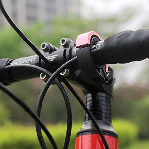 Anyyion Fahrrad glocke Und Fahrradklingel Für Road TT Mountain Bikes； （groß 31.8 mm） - 5