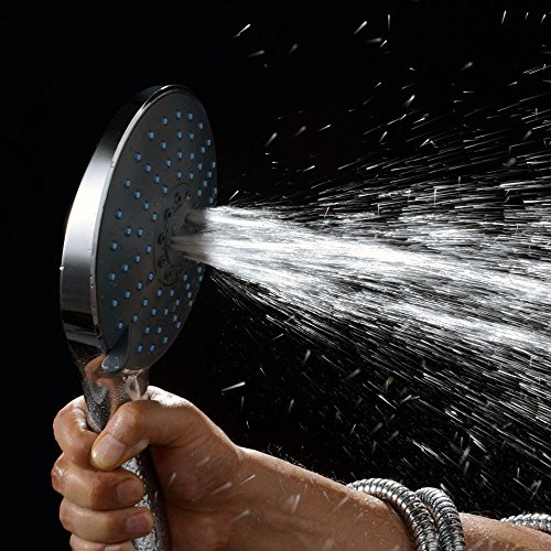 7 Spray-Einstellungen 6 „Niederschlag Hochdruck Duschkopf Demontage mit gleichbleibend starkem Regen Spray Duschkopf - 3