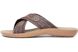 Red Fish Ellison Mens Brown Mule Sandal