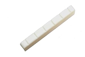 JANIKA Classical guitar cattle bone end nut cream white 52mm x 5mm x 9mm 8.4mm string spacing UK Seller