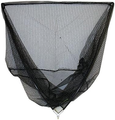 42" Rubber Mesh Pike Fishing Landing Net With Metal Spreader (snag resistant)