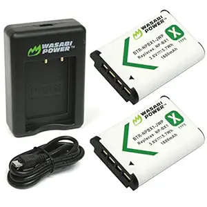 Wasabi Power NP-BX1 Battery (2-Pack) and Dual USB Charger for Sony NP-BX1/M8, Cyber-Shot DSC-HX80, HX90V, HX95, HX99, HX350, RX1, RX1R II, RX100 (II/III/IV/V/VA/VI), FDR-X3000, HDR-AS50, AS300 + More