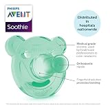 AVENT – Soothie – Schnuller aus Amerika 0 bis 3 Monate – 2er Pack – Grün - 6
