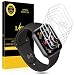 Produktbild L K [6 Stücke 40mm Serial 4/3/2/1 Kompatibel mit Apple Watch Schutzfolie 40mm, Liquid Skin [Blasenfreie] [Premium-Qualität] HD klar Flexible Displayschutzfolie 40mm Series 4/3/2/1
