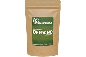 ‎TAUSENDKRAUT FÜR MEHR LEBENSQUALITÄT! Kretischer Berg Oregano aus den Levka Ori Bergen auf Kreta (100g)