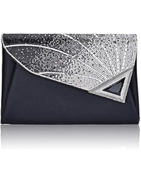 Elegant Abendtasche Damen Clutch Tasche Glitzer Leder Schultertaschen Strass Party Tasche Umhänge Tasche