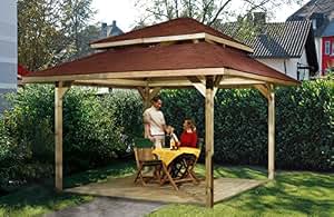 Amazon.de: Weka Pavillon Gartenoase 651 B Größe 1 Sparset