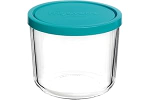 Frigoverre Bormioli Contenitore Tondo Alto, 12 cm, Trasparente