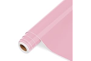 IIMAGINE VINYL Vinilo Adhesivo Rosa- 30,5 cm x 366 cm de Vinilo Permanente Rosa Brillante, Vinilo Rosa para Cricut, Silhouette Cameo, la mayoría de las máquinas de corte