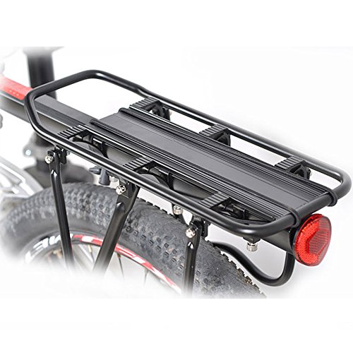 Universal-verstellbarer Gepäckträger hinten Fahrradtasche Fahrrad-Fahrradständer Fahrradständer mit Reflektor-Logo - 3