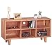 Produktbild Lowboard MUMBAI Massivholz Akazie Kommode 118cm TV-Board 6 Fächer Landhaus-Stil dunkel-braun Unterschrank TV-Möbel