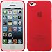 Produktbild PhoneNatic Case für Apple iPhone 5c Hülle Silikon rot matt Cover iPhone 5c Tasche + 2 Schutzfolien