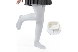 Sahunfri Medias Calentitas Con Forro De Felpa Para Niñas En Crecimiento, Medias Térmicas Escolares Para Edades De 3 A 14 Años