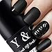 Matte Finished Clear Top Coat - Y&S Pro Soak Off Gel Nail Polish Clear Matte Finish Top Coat -6.5ml