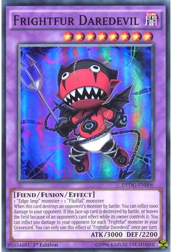 DPDG-EN006 1st Ed Frightfur Daredevil Super Rare Card Dimensional Guardians Yu-Gi-Oh Single Card