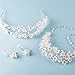 Produktbild MultiKing Braut Kopfschmuck Braut Kopfschmuck koreanischen Stil Haarspangen Halskette Ohrringe DREI Sätze von Hochzeit Hochzeit Hochzeit Strass Schmuck