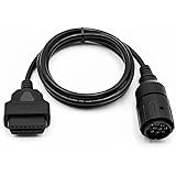 Goliton OBD2 - Cavo diagnostico 10 pin di ricambio per BMW ICOM D Modulo OBD Cavo 10 pin compatibile con BMW Moto Diagnostica