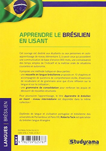Book's Cover of Apprendre le brésilien en lisant - Niveau élémentaire
