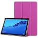 Produktbild huichang Huawei Mediapad M5 Lite 10 Zoll Hülle, Ultra Schlank Schutzhülle Case mit Zwei Einstellbarem Standfunktion für Huawei Mediapad M5 Lite 10Zoll (Lila)