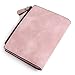 Produktbild AOKASIX Kleiner Geldbeutel Frau Mit Münzfach Mini Geldbörse Leder Portemonnaie Brieftasche Portmonee Slim, Rosa