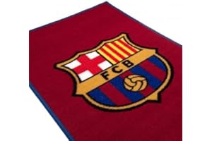 Official FC Barcelona Rug - A Great Gift / Present For Men, Boys, Sons, Husbands, Dads, Boyfriends For Christmas, Birthdays, Fathers Day, Valentines Day, Anniversaries Or Just As A Treat For Any Avid Football Fan