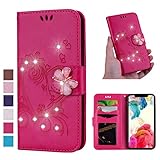 Kreative Motiv Muster Design: Retro Vintage Elegant Original Motiv Design, iPhone 7 Plus 8 Plus Hülle mit Muster Mandala Blume Rose Gold Weiß Schwarz Pink Blau Rot