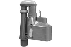 Wirquin DSY8725 Macdee Metro Rapid Oblong Siphon C-Link, Grey/White, 7.5/2.25-Inch